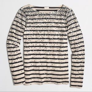 J. Crew Factory Confetti Sequin Tee